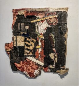 The Color of Baltimore, Vintage Linoleum, Glass, Paper, Vinyl - David Gibney